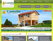 Tablet Screenshot of camellatagaytay.com